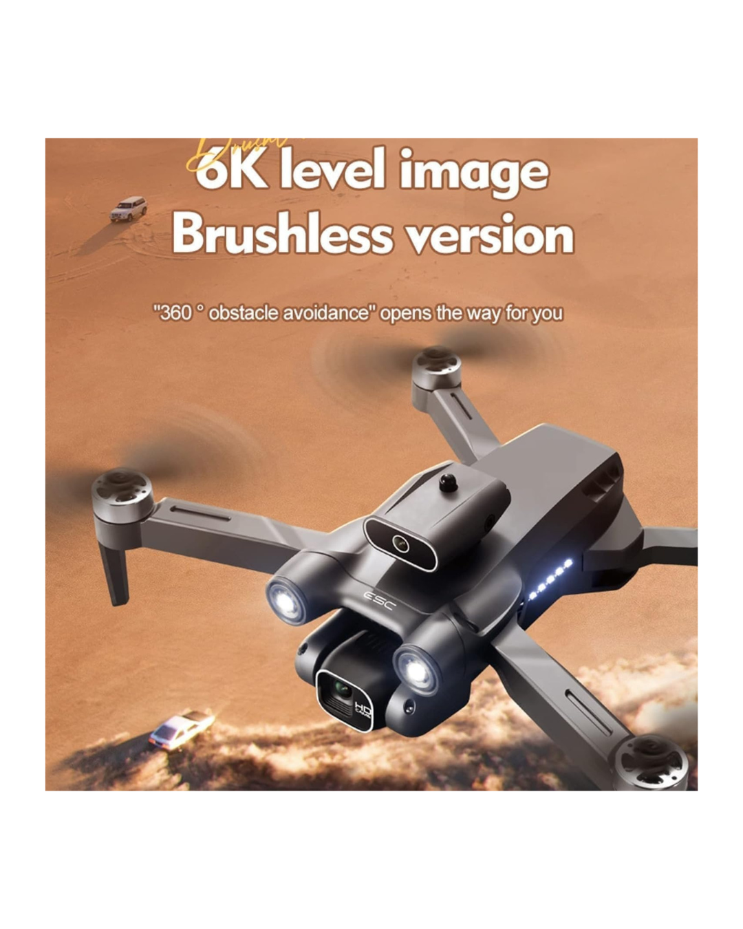 Drone F632 Kamera 4k-1080P GPS me Auto Return