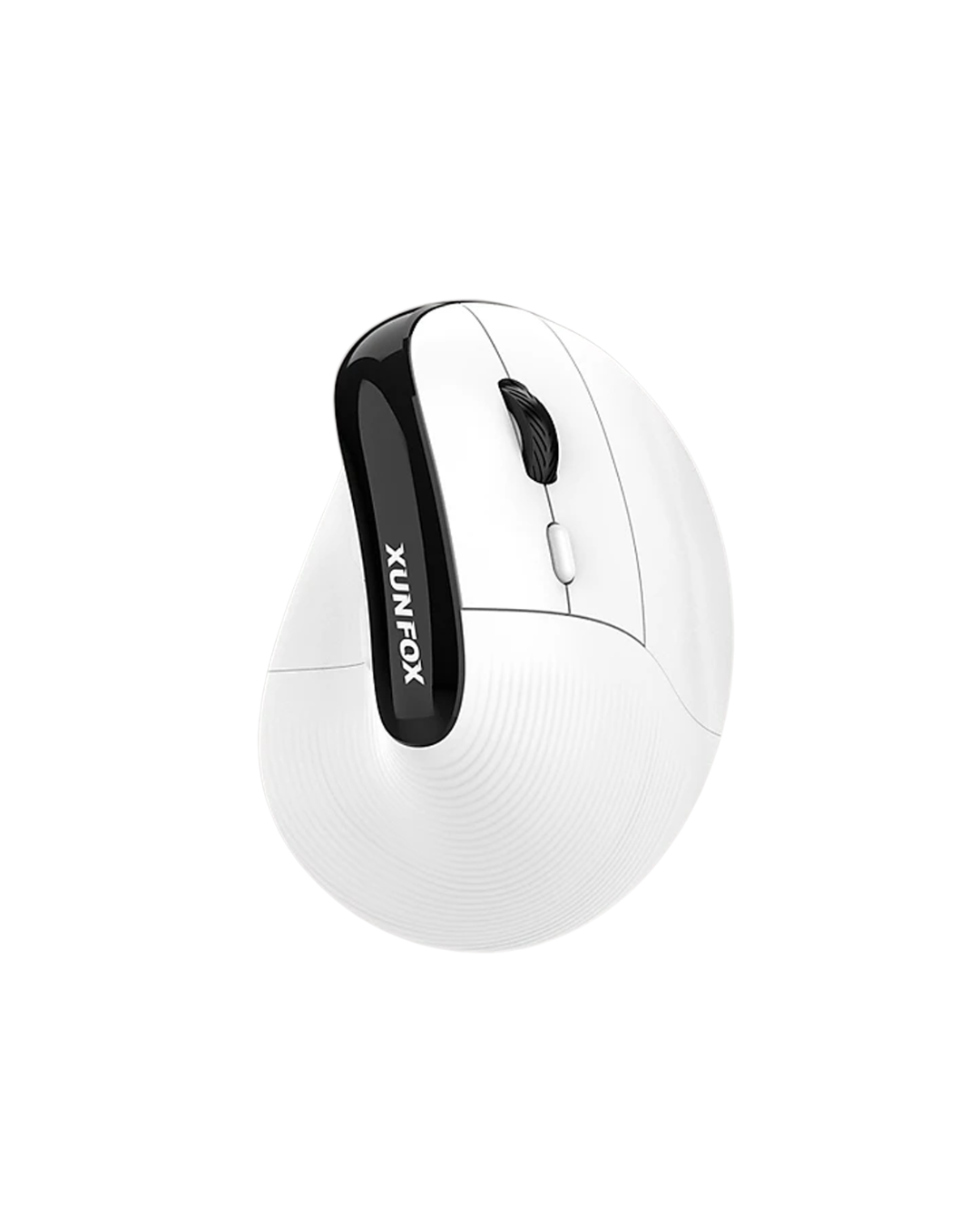 Maus ergonomik XunFOX,i rikarikueshëm vertikal me valë Bluetooth optik 2,4 GHz, DPI me 5 shpejtësi (White)