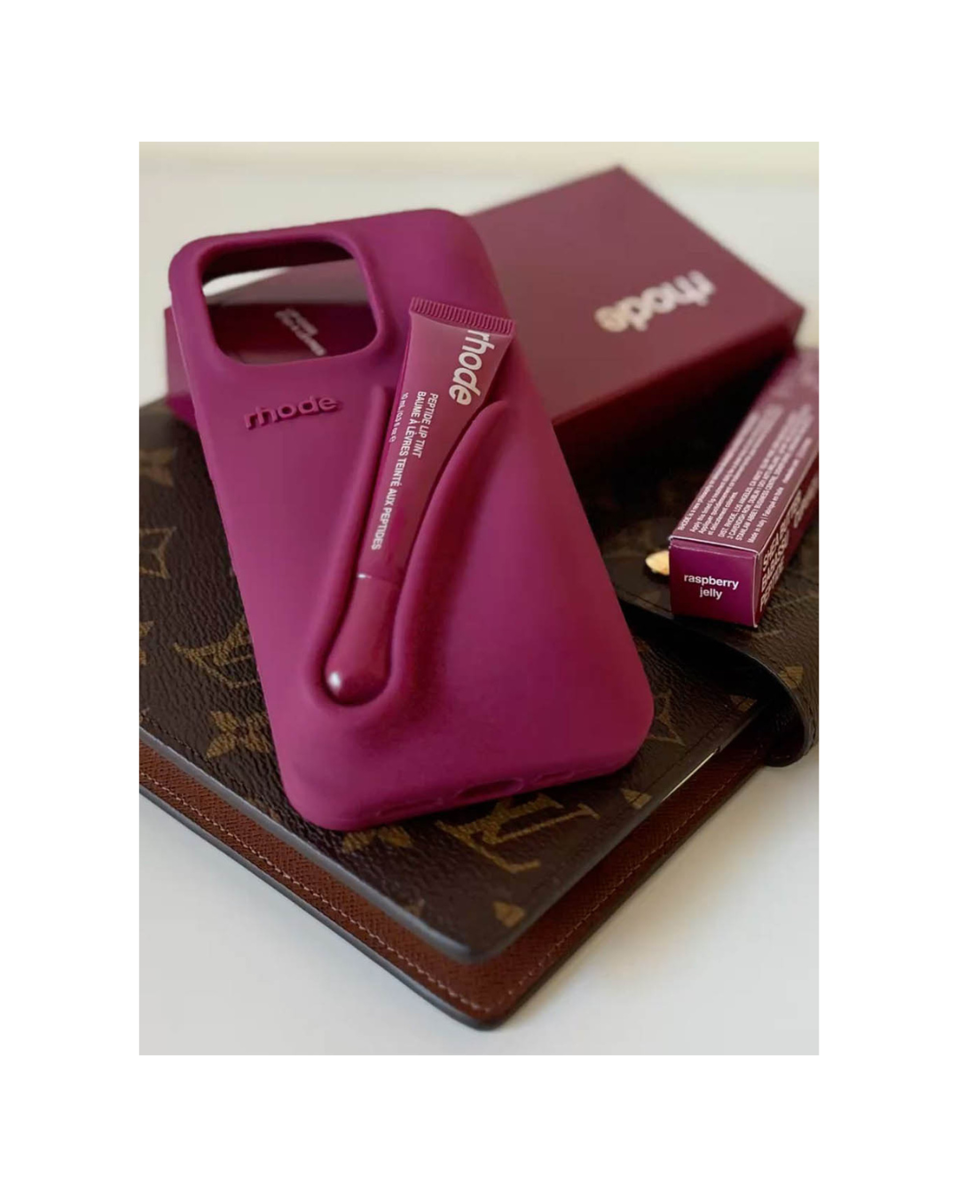 Rhode Lip Case - Rasberry jelly