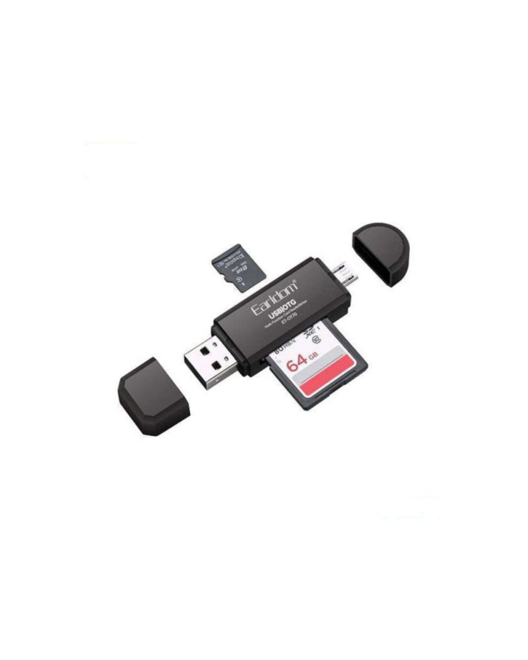 Lexues Kartash USB OTG Earldom ET-OT70 4 në 1 Micro USB/USB në SD/MicroSD