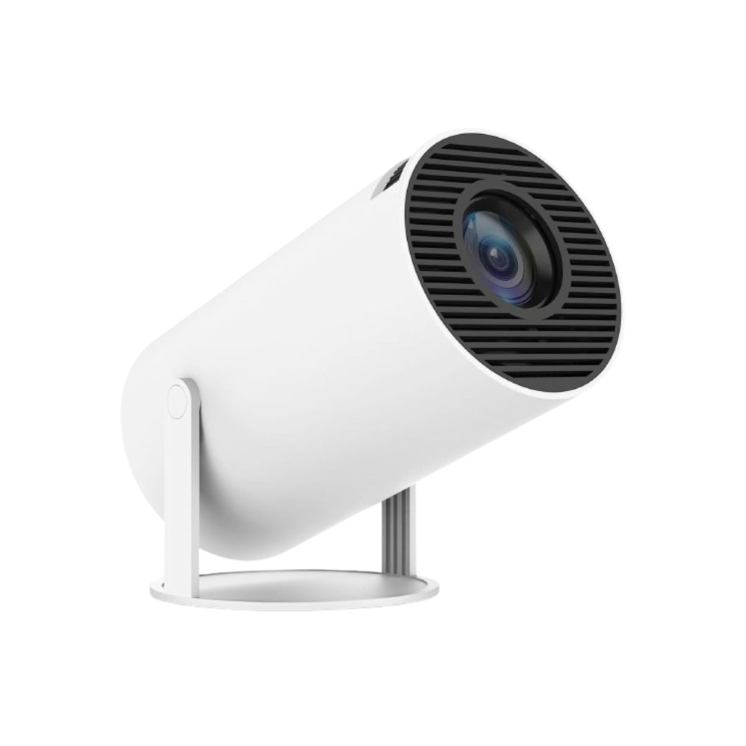 Miniprojektor 4K 1080P, inteligjent për projeksion filmi, i pajtueshëm me telefon