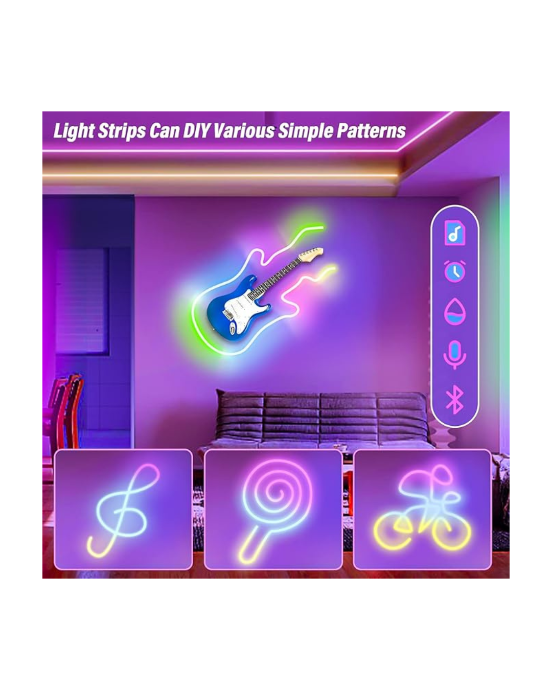 Drita neoni me litar, RGB-IC drita LED neoni