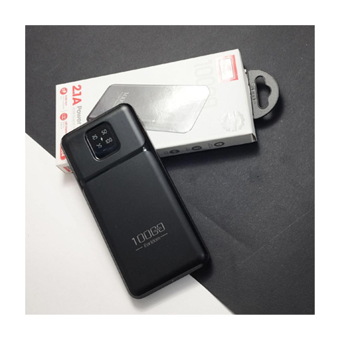 Earldom Power Bank 10000 MAH- 2.1a 2usb Fast Charge