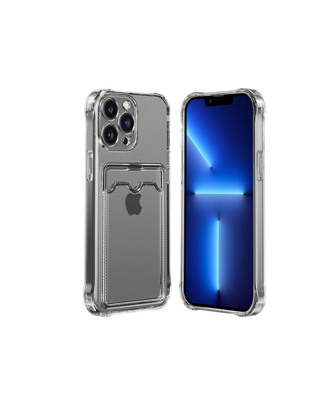 Case Transparente për 16 PRO MAX me mbajtëse karta, Ultra e Hollë