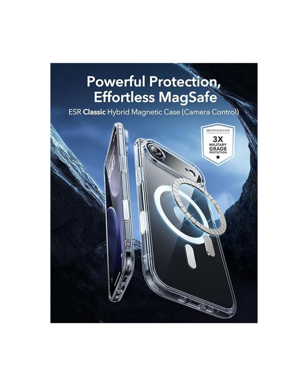 Case transparente për 17 Air me MagSafe