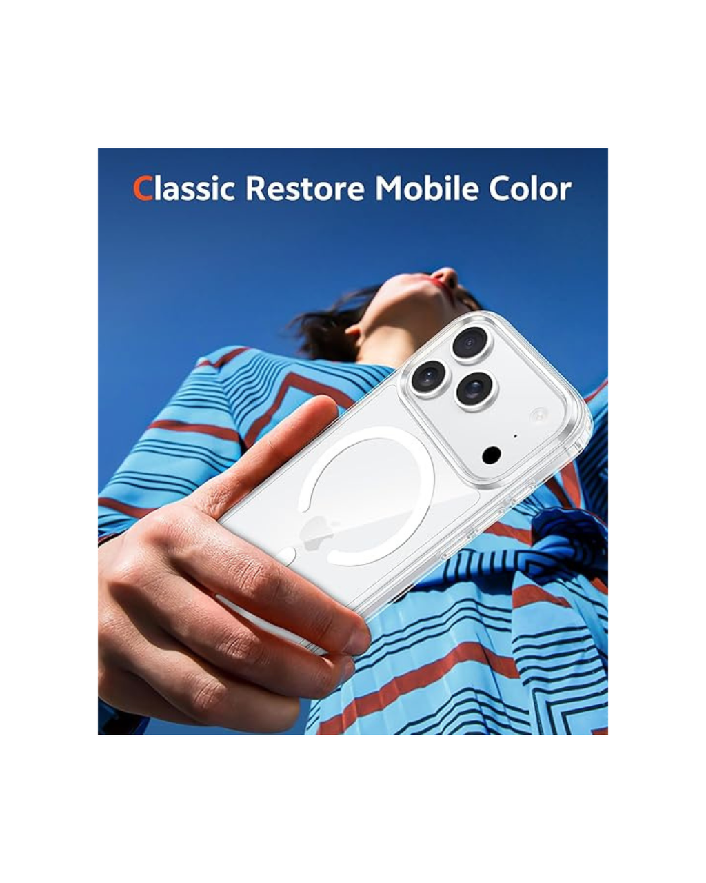 Case transparente për 17 PRO MAX me MagSafe