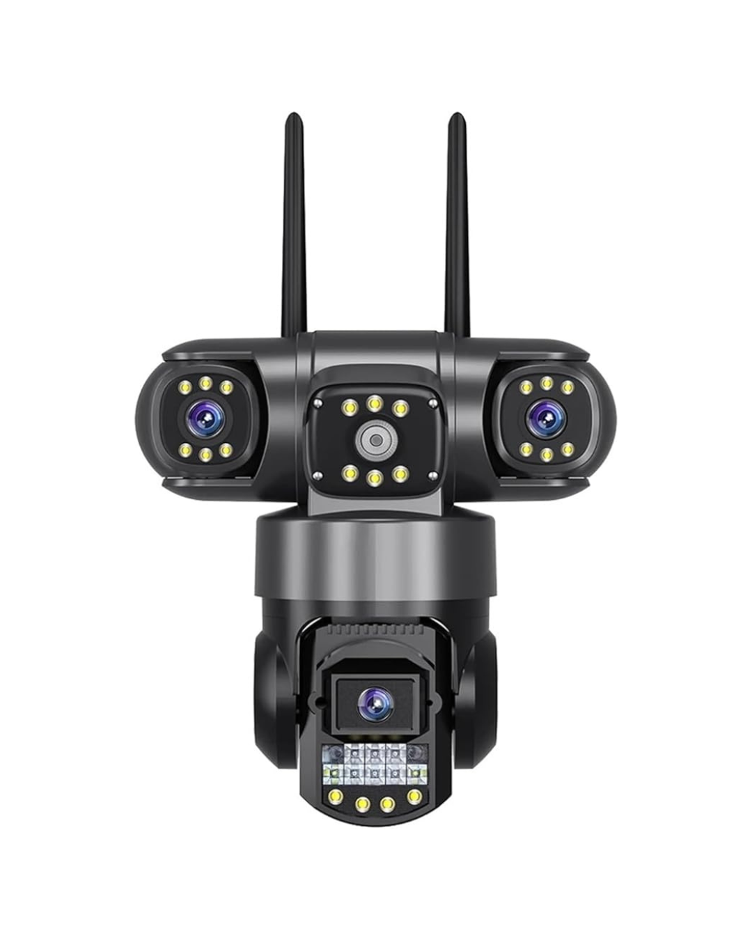 Kamera WiFi për ambiente të jashtme 12MP 6K me lente të trefishta, shikim nate, të papërshkueshme nga uji