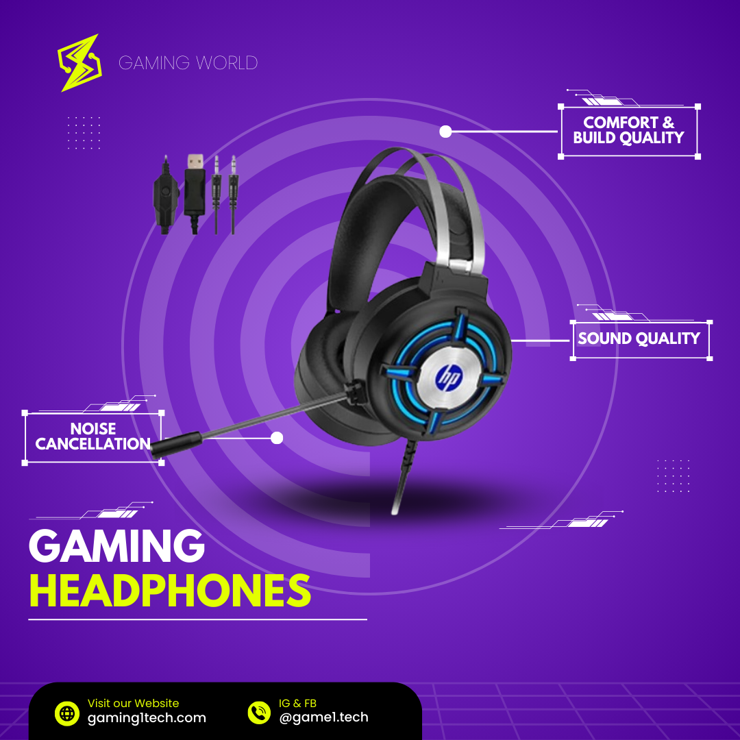 Kufje Gaming HP H120 me Mikrofon