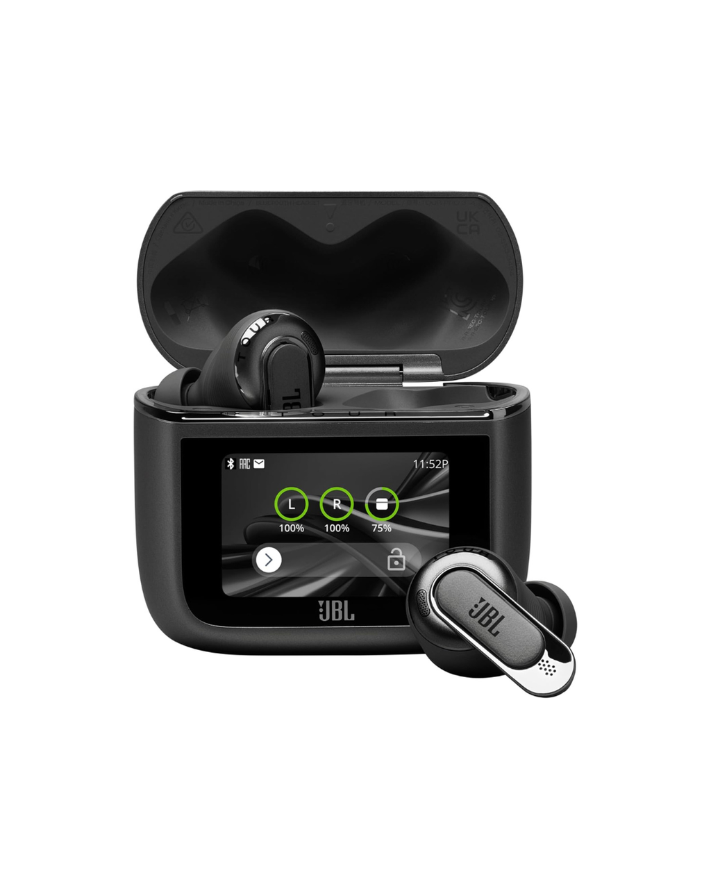 Kufje JBL Tour Pro 3, Bluetooth me kuti karikimi inteligjent, jetëgjatësi baterie 44 orë, True Adaptive 2.0 dhe tingull JBL Spatial 360