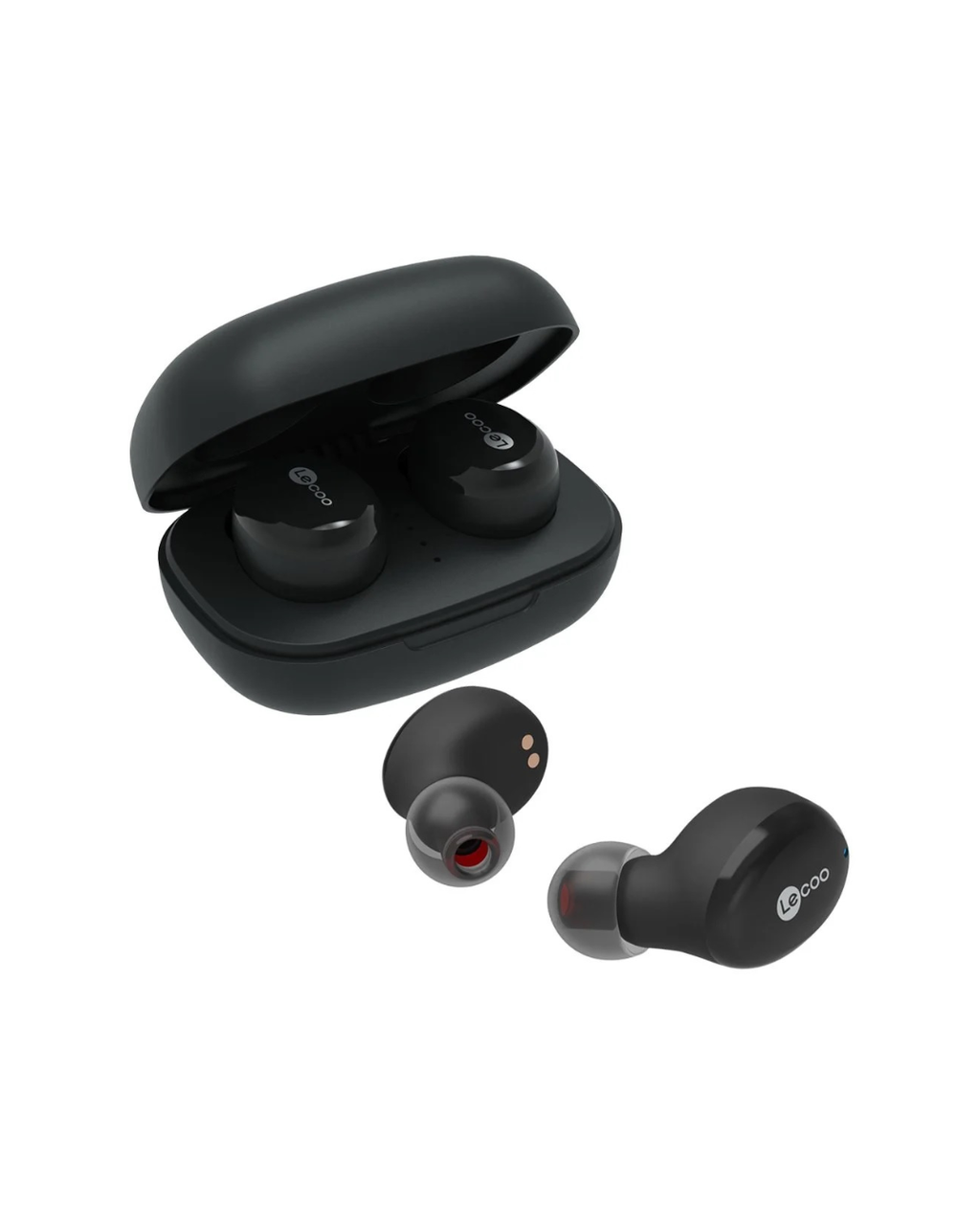 Kufje Wireless Lenovo Lecoo EW301 me mikrofon, e zezë