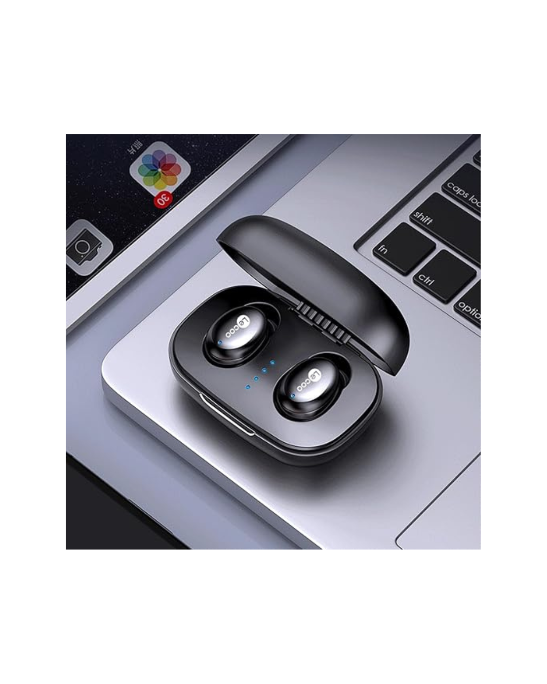 Kufje Wireless Lenovo Lecoo EW301 me mikrofon, e zezë