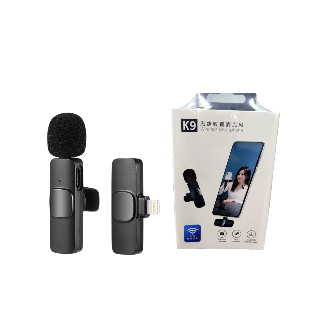Mikrofoni me wireless Lavalier K9