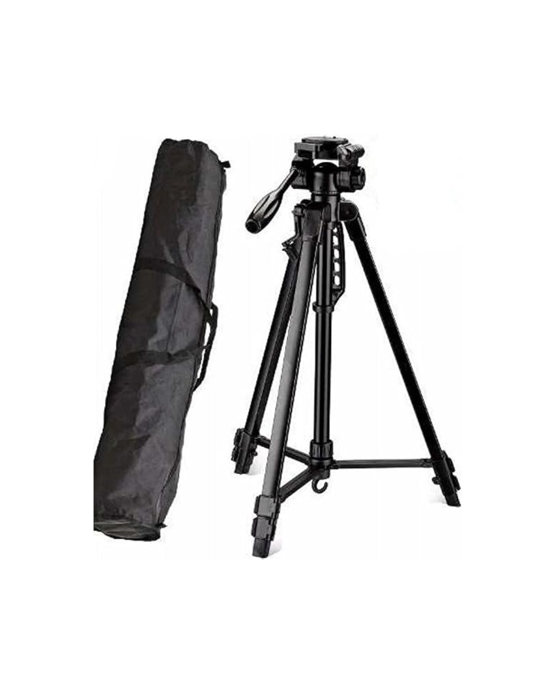 Tripod Profesional NP-3180S me Rrotullim 360 Gradë, këmbë të Qëndrueshme prej Lidhjeje Alumini