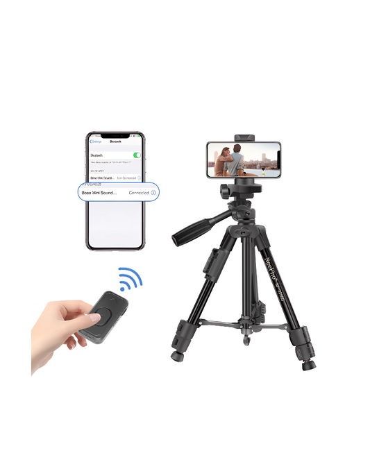 Tripod Profesional NP-3180S me Rrotullim 360 Gradë, këmbë të Qëndrueshme prej Lidhjeje Alumini