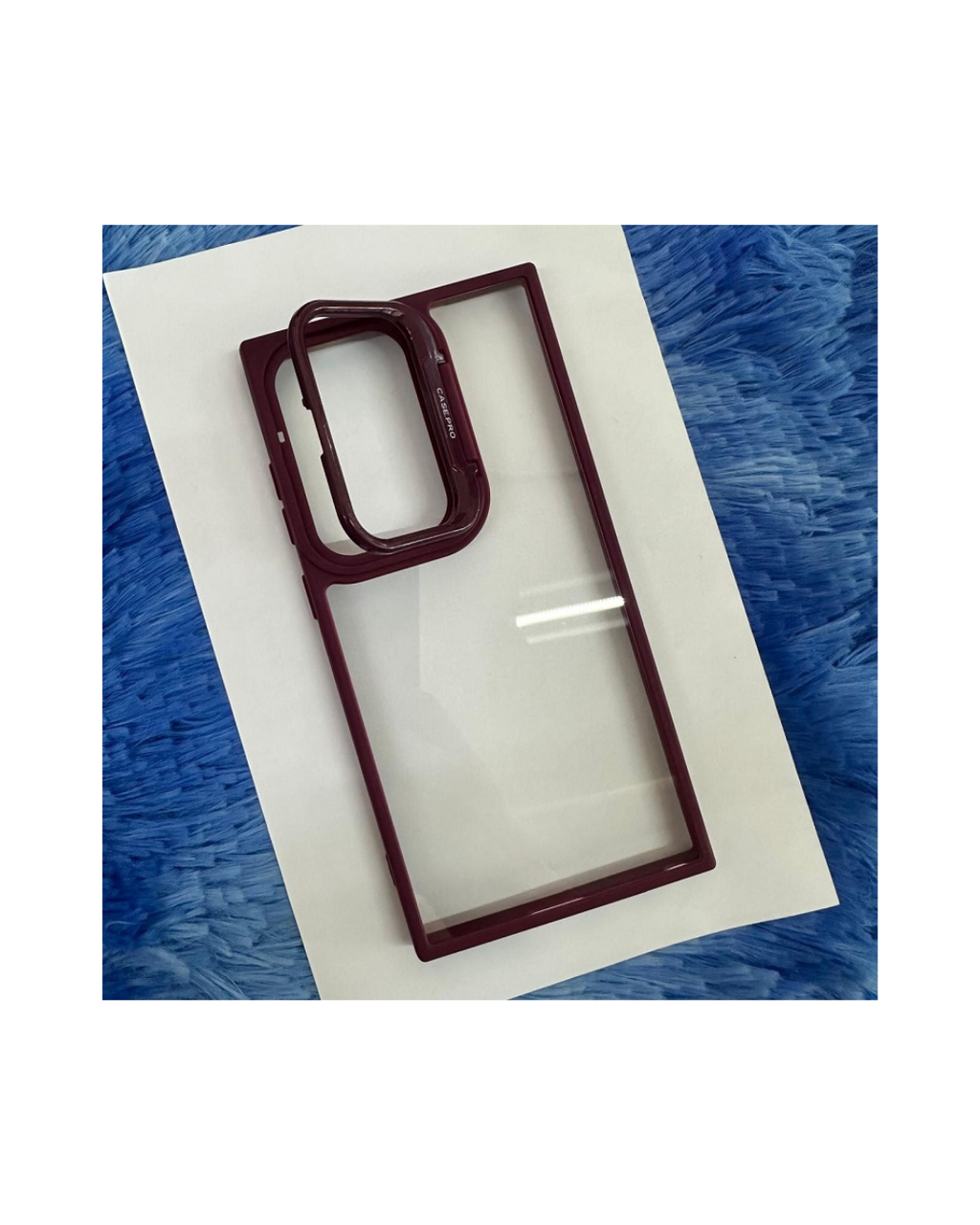 Mbrojtëse transparente për Samsung Galaxy S23, me mbështetëse