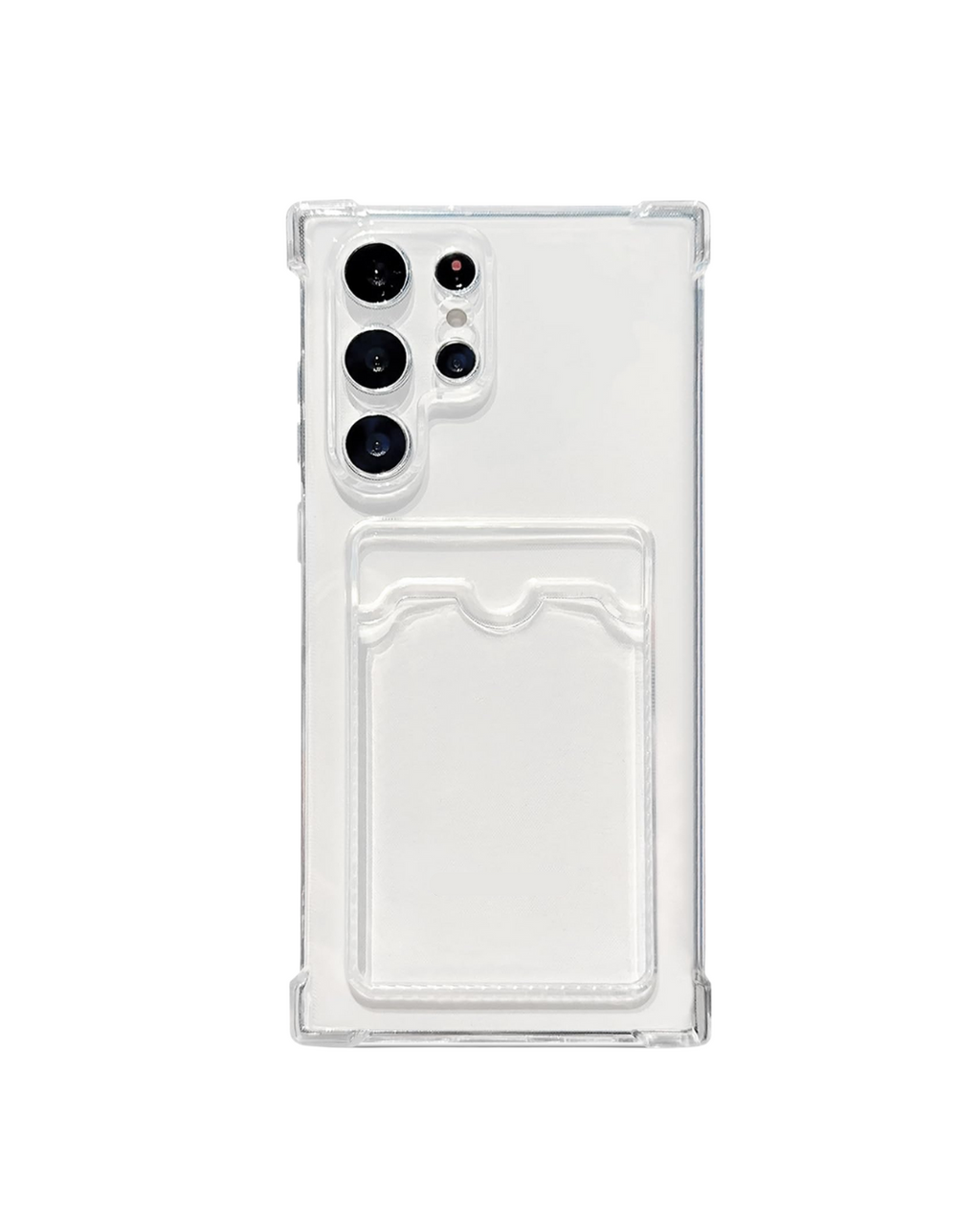 Mbrojtëse transparente e përputhshme me Galaxy S24ULTRA , me Mbajtëse kartash