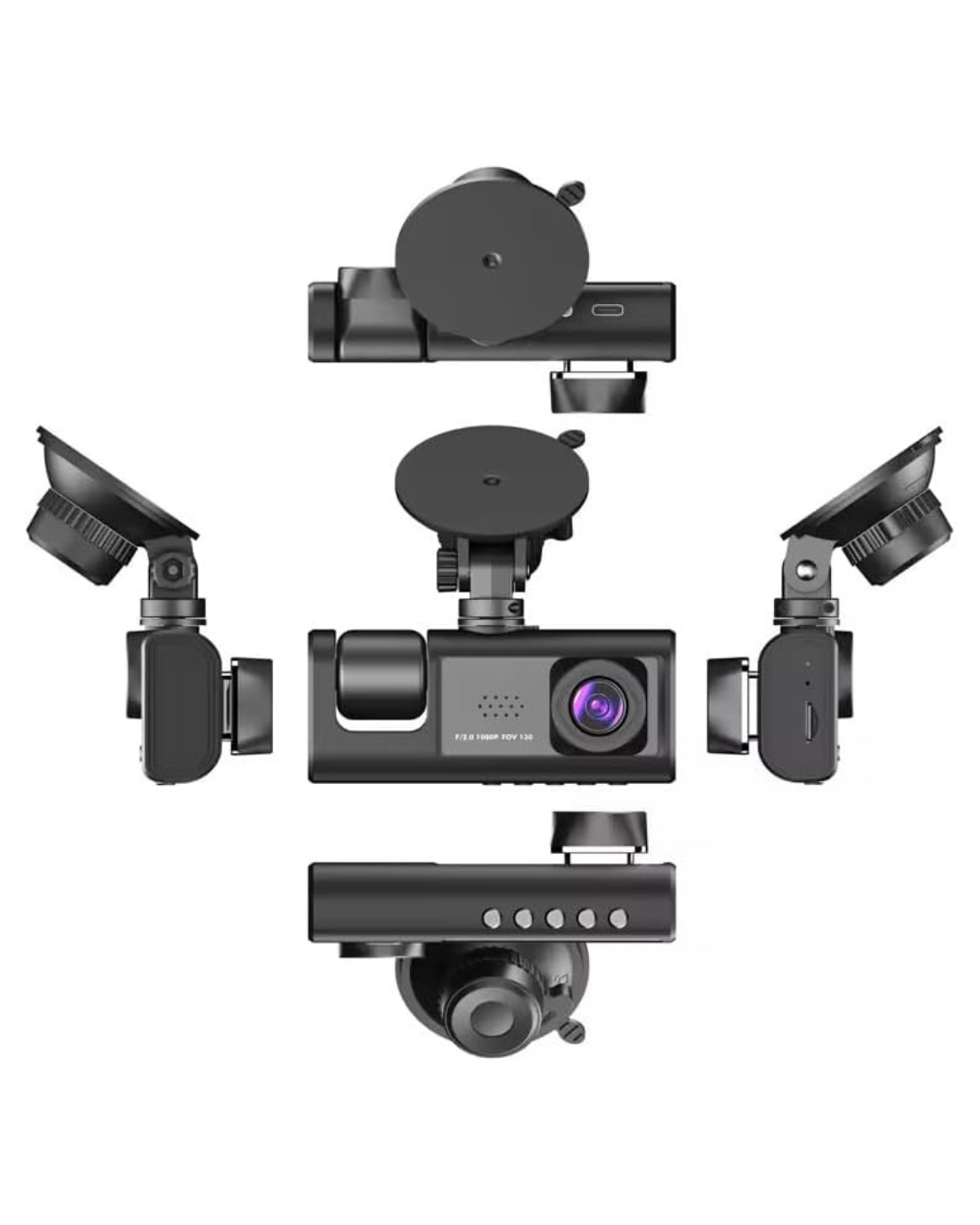 Kamera Regjistruese Trafiku për Automjetin: Super HD 1080P me Sensor G, Monitor Parkimi 24H