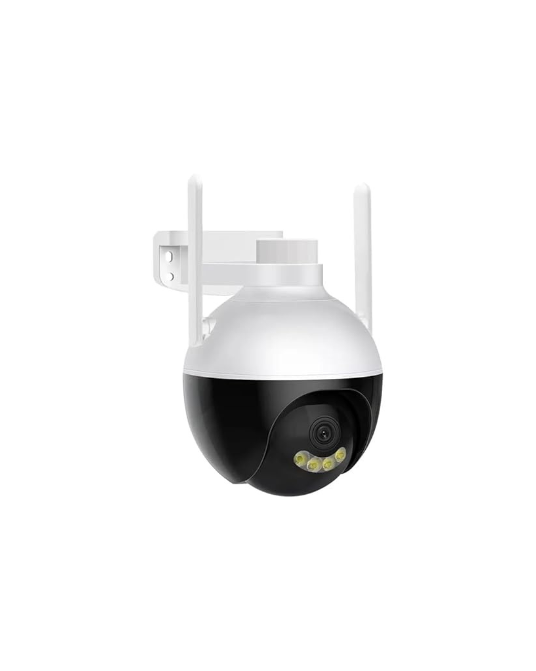 Kamera PTZ WiFi 4MP me pamje 360°, Shikim natën, e bardhë