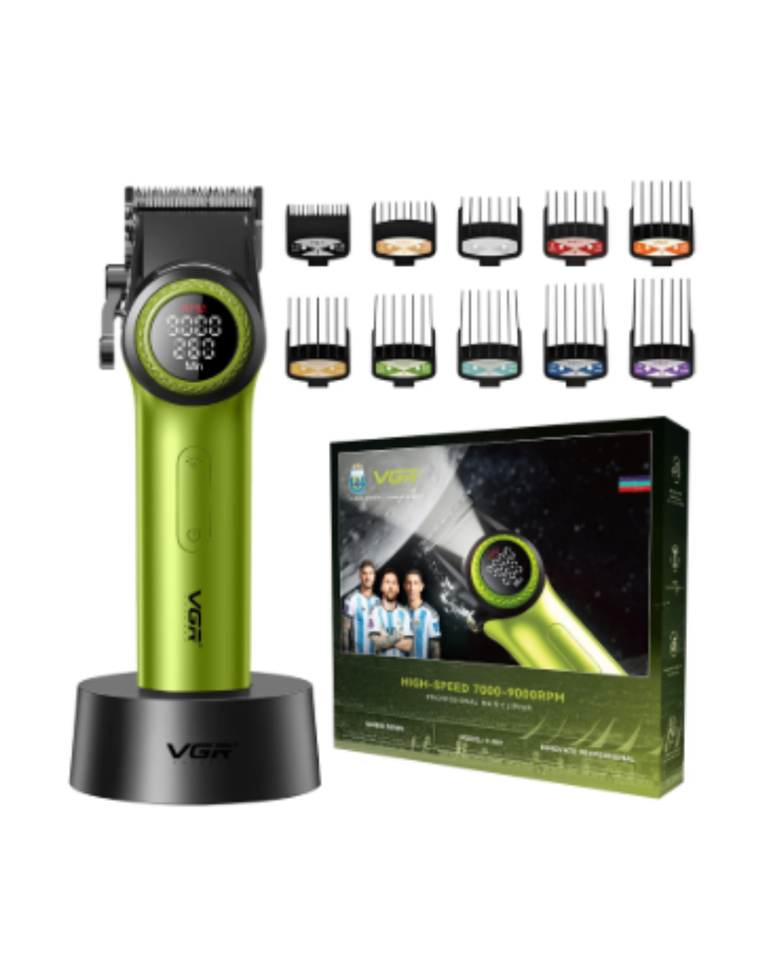 Makinë prerëse flokësh profesionale Ultra Premium VGR V-001 9000RPM ndryshimi i shpejtësisë me 21 nivele