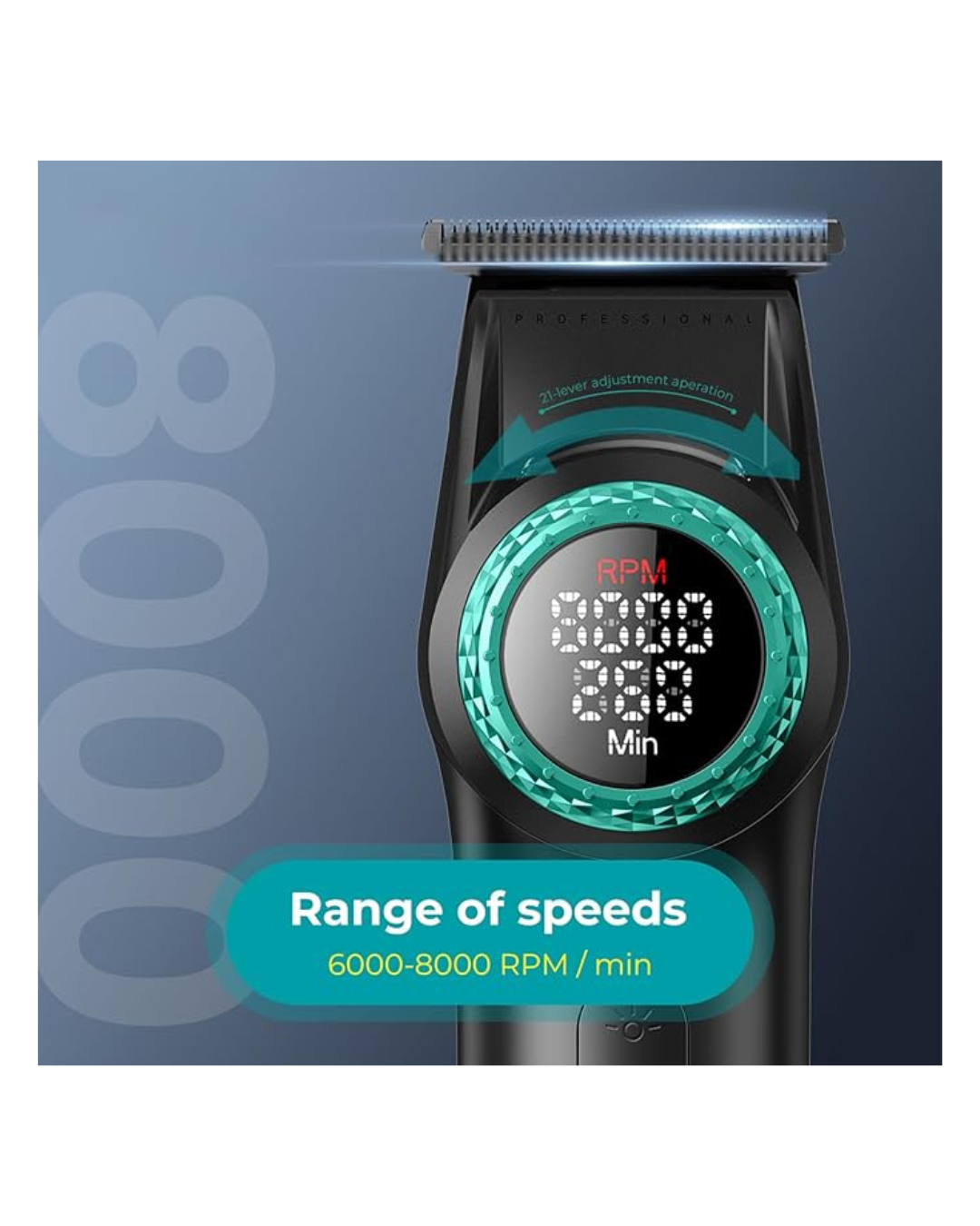 Makinë Prerëse flokësh profesionale VGR V-977 për burra, T-Blade 8000rpm