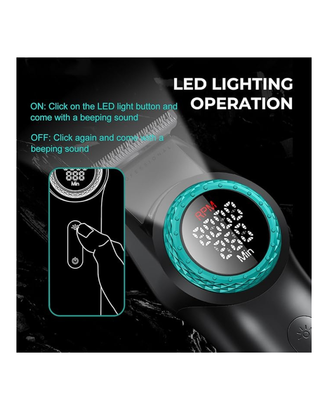 Makinë Prerëse flokësh profesionale VGR V-977 për burra, T-Blade 8000rpm