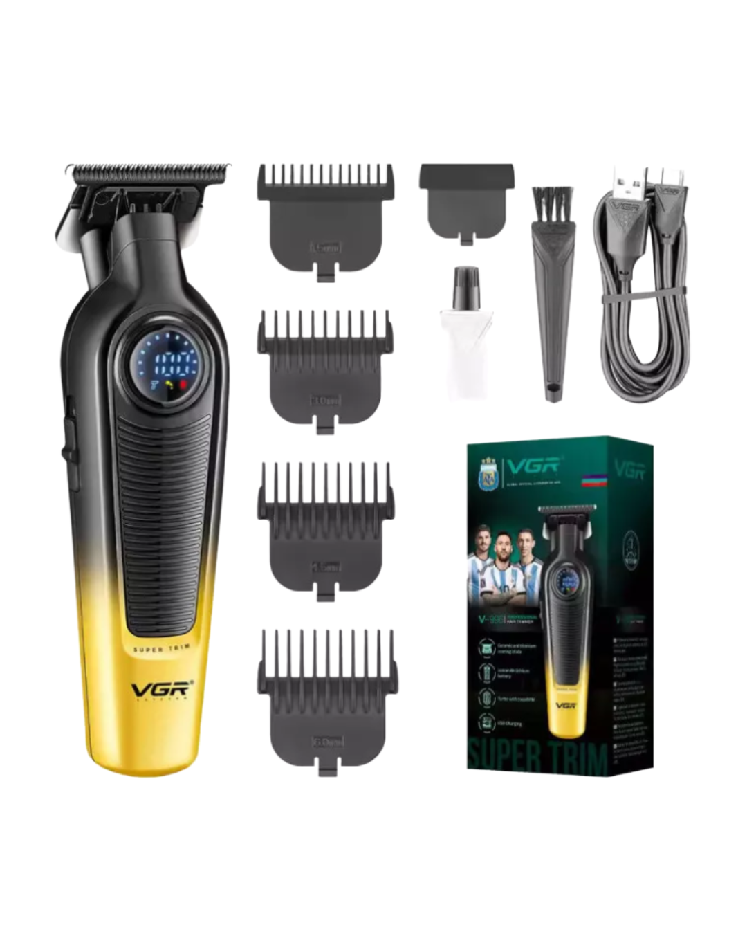 Makinë Prerëse flokësh profesionale VGR V-996 për burra – motor turbo 7000 RPM