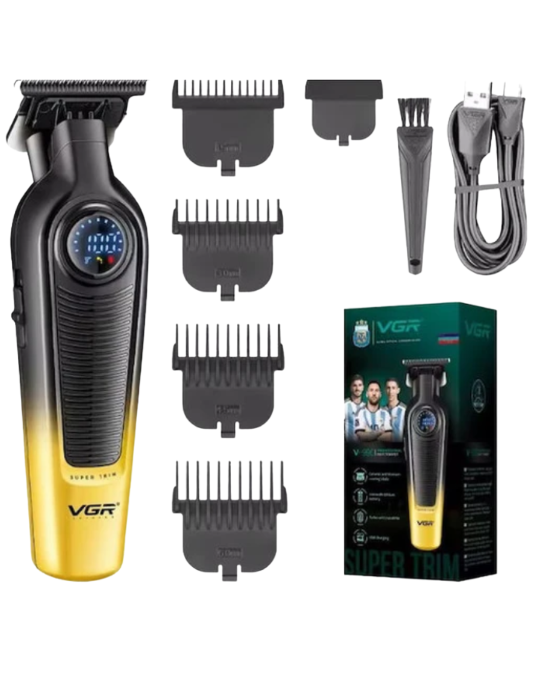 Makinë Prerëse flokësh profesionale VGR V-996 për burra – motor turbo 7000 RPM