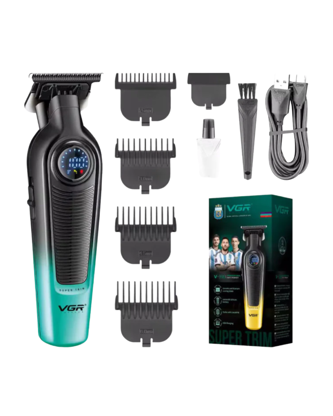 Makinë Prerëse flokësh profesionale VGR V-996 për burra – motor turbo 7000 RPM