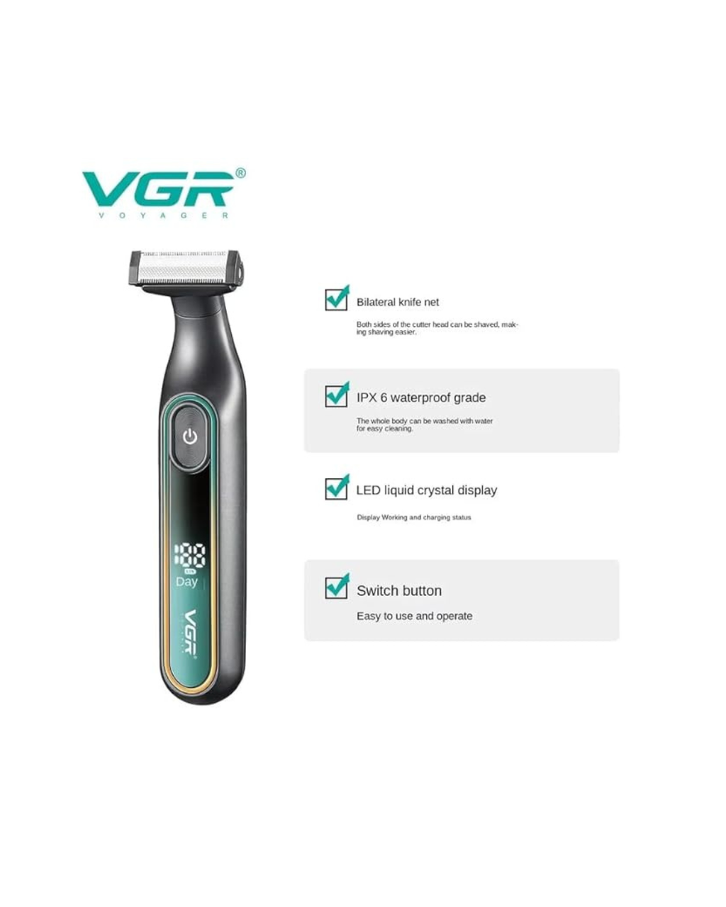 Makinë rroje VGR V-360 me ekran dixhital