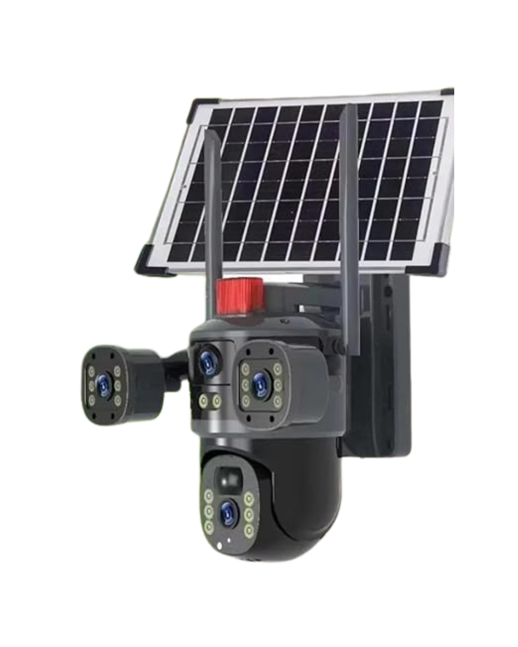 Kamera sigurie diellore 4g me Ai për ambiente të jashtme, me rezolucion 4G me vizion natën