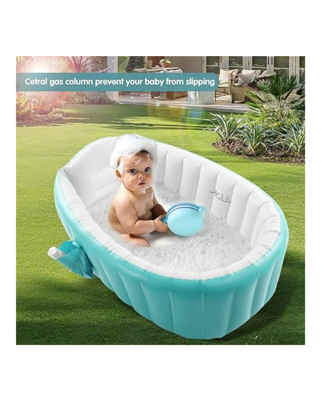 Vaskë fryrëse për fëmijë të vegjël me pompë ajri