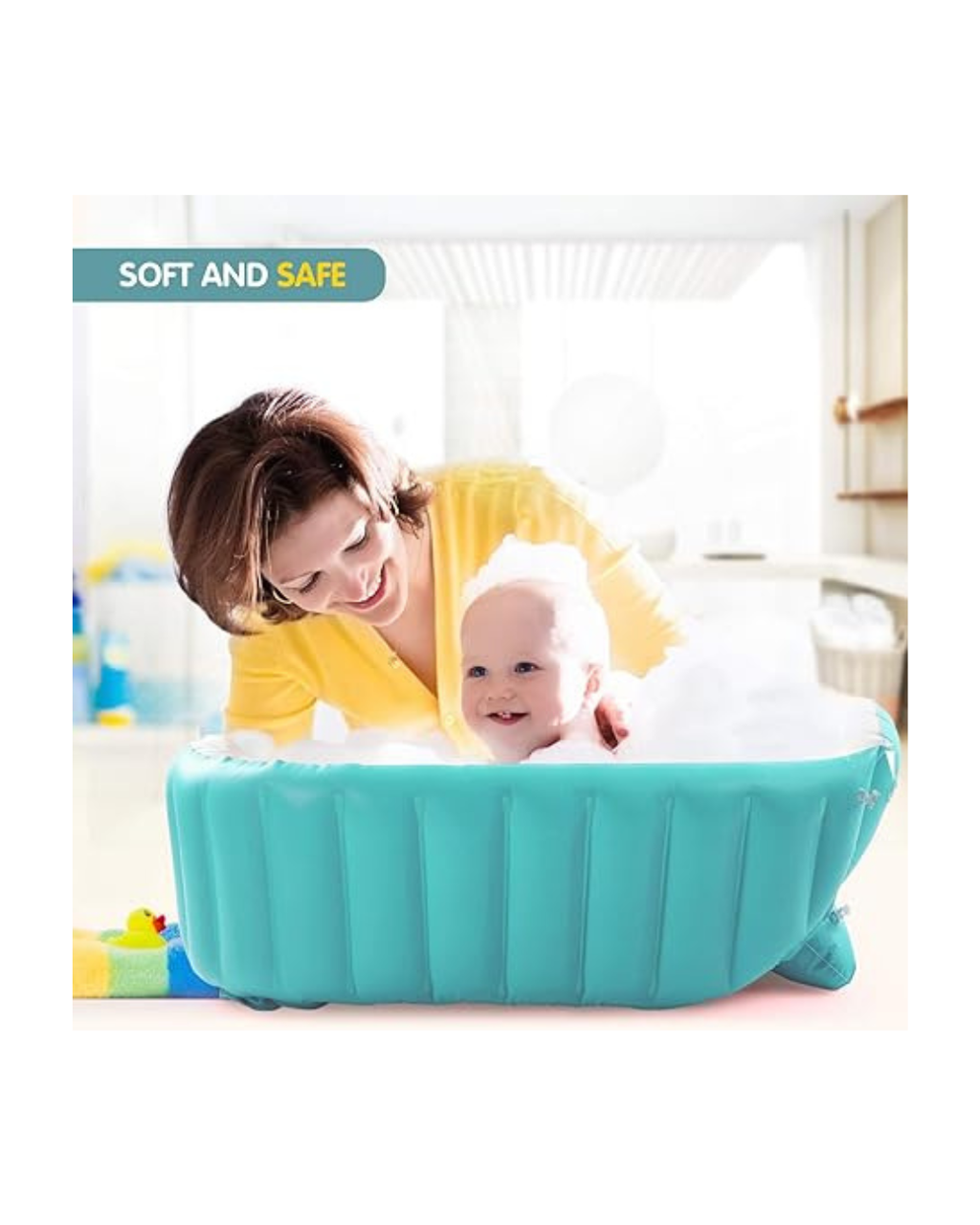 Vaskë fryrëse për fëmijë të vegjël me pompë ajri