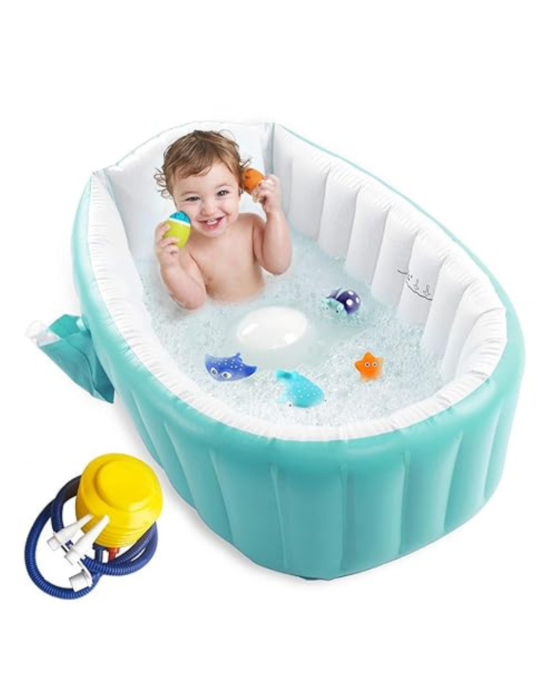 Vaskë fryrëse për fëmijë të vegjël me pompë ajri