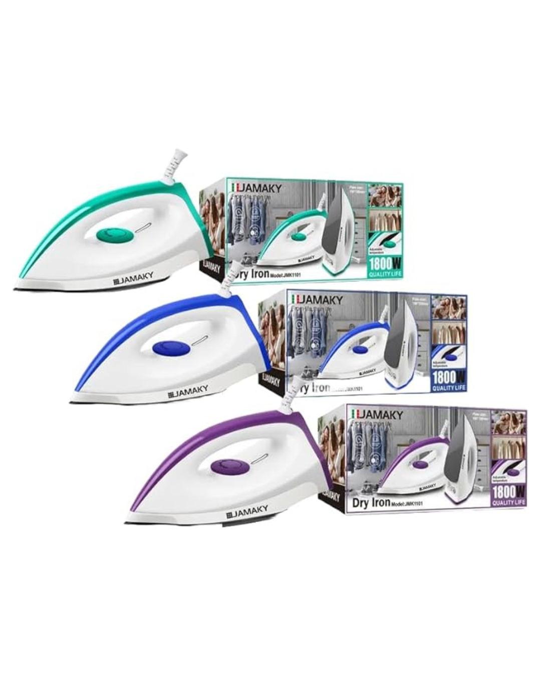 Hekuri për hekurosje 1800W - Shumëngjyrësh