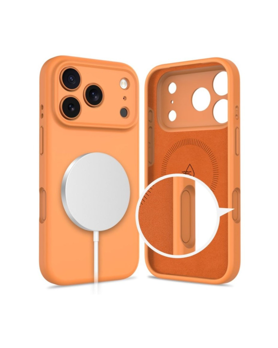 Case Silikoni me MagSafe për 17 PRO