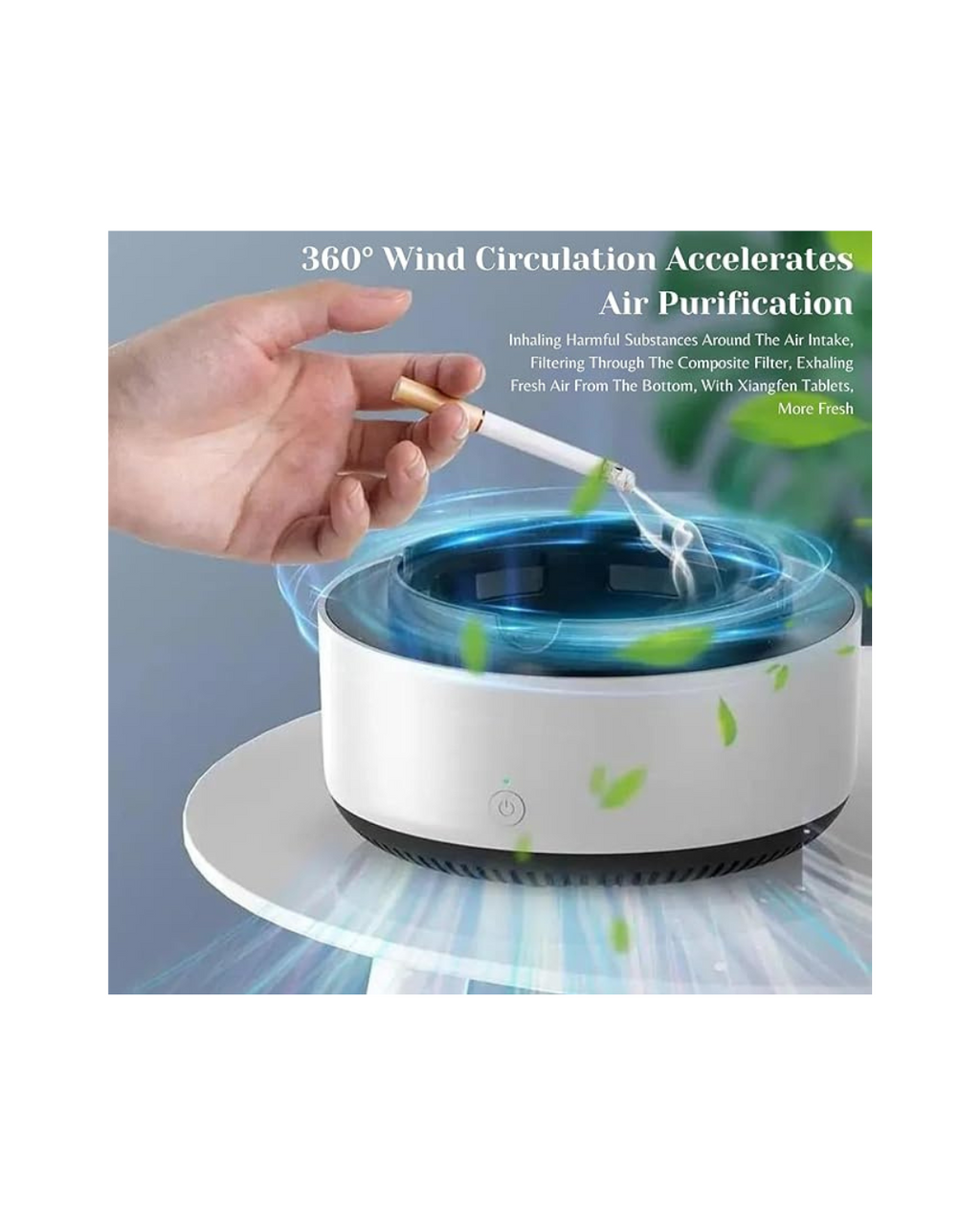 Mbajtëse cigaresh me filtër pastrues ajri vetë-fikës