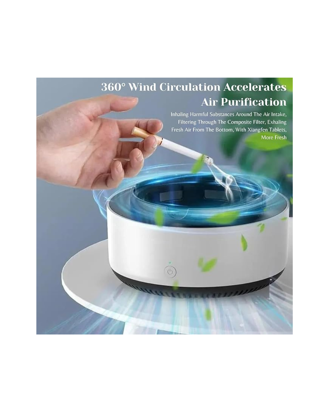 Mbajtëse cigaresh me filtër pastrues ajri vetë-fikës