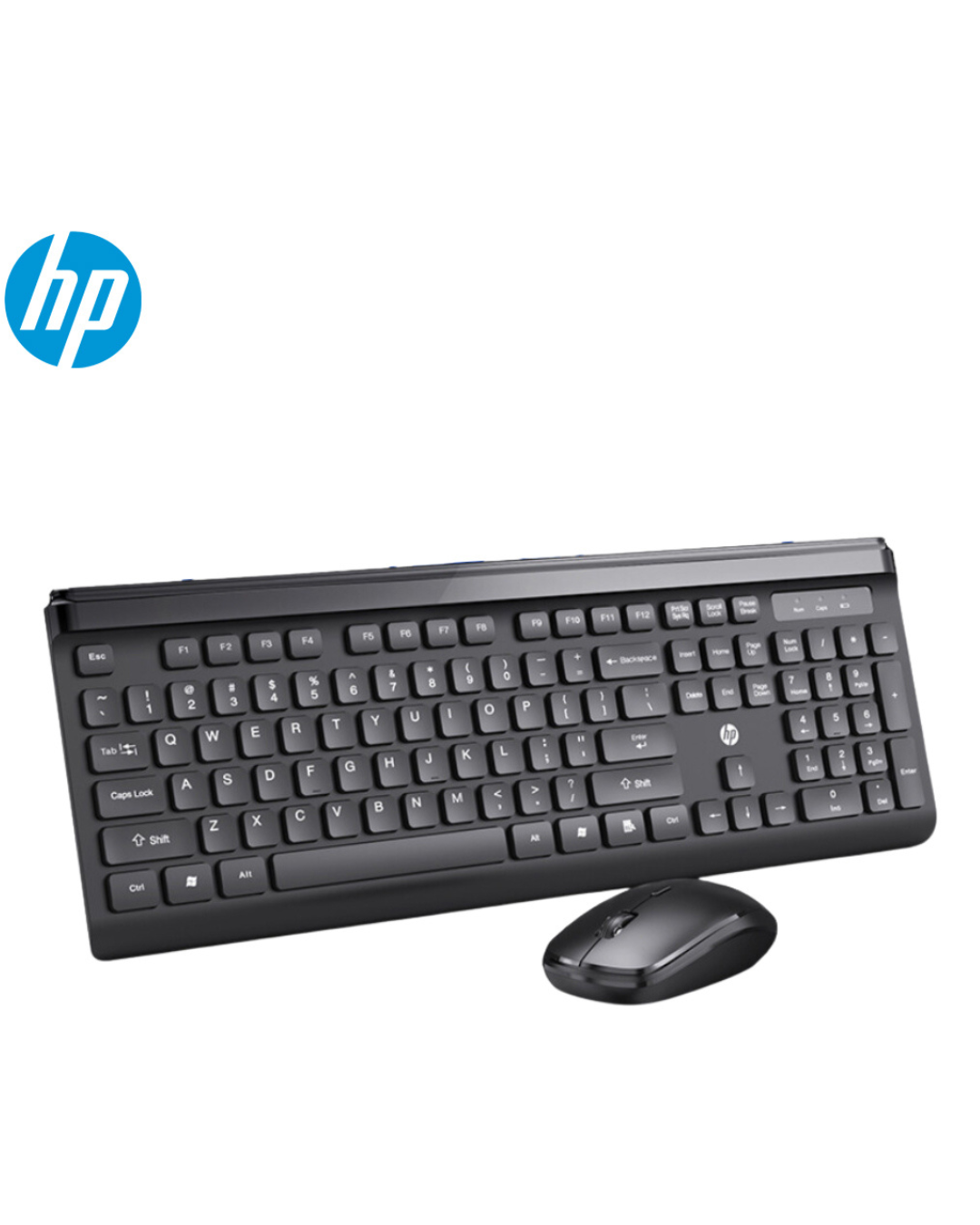 Tastierë Wireless HP CS500, me maus 2.4G, plug and play dizajn modern - ngjyrë e zezë