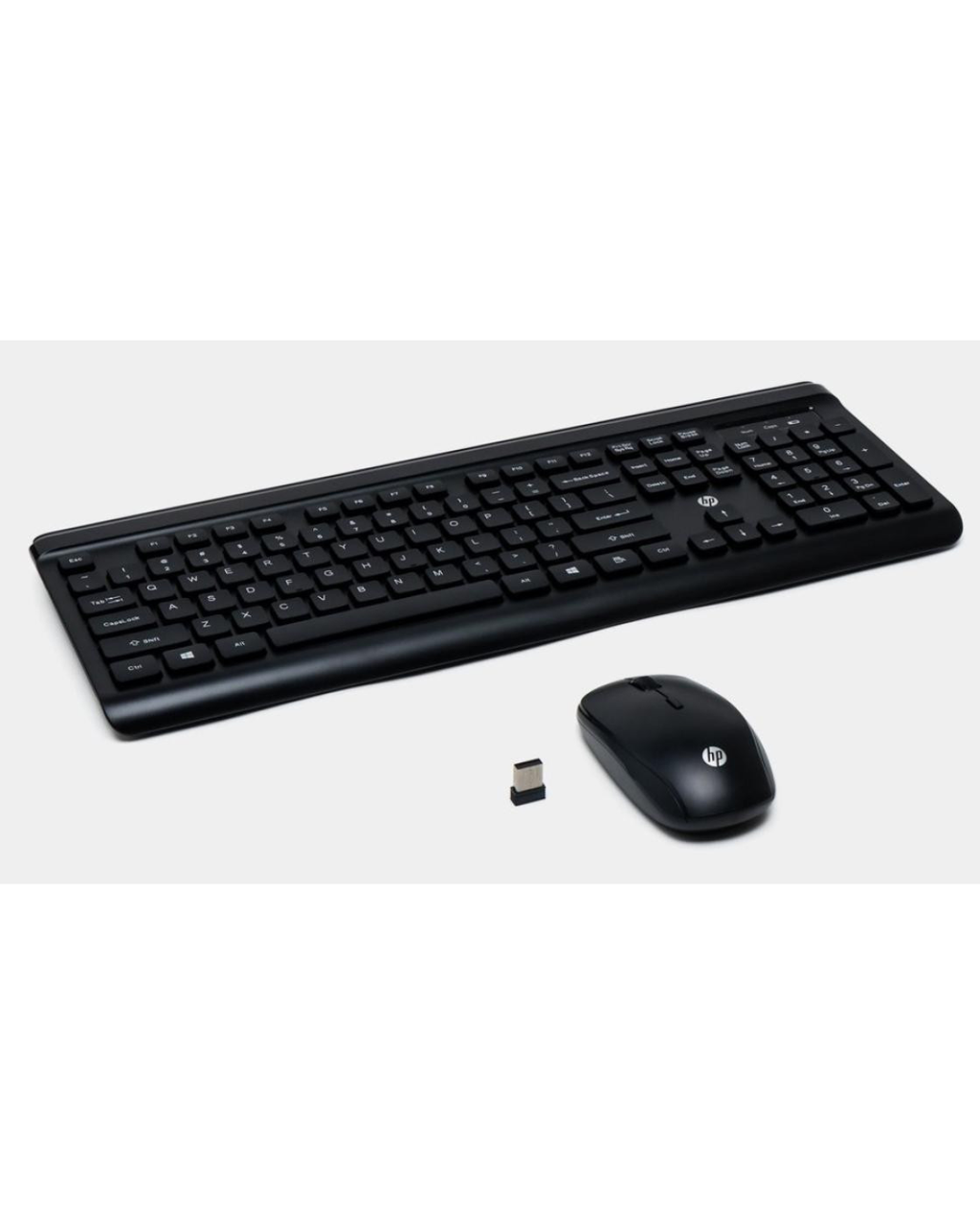 Tastierë Wireless HP CS500, me maus 2.4G, plug and play dizajn modern - ngjyrë e zezë