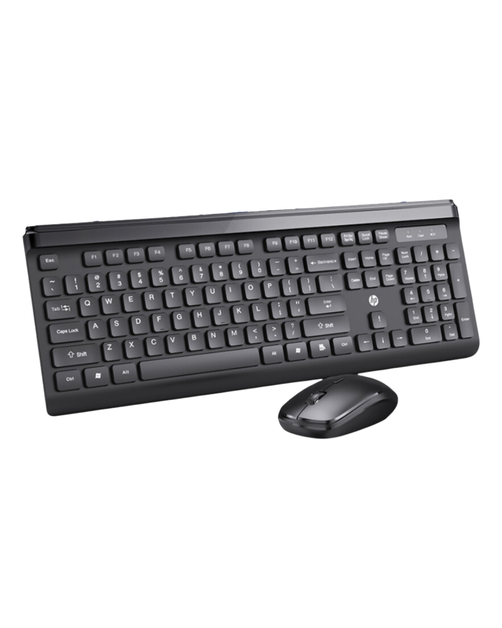 Tastierë Wireless HP CS500, me maus 2.4G, plug and play dizajn modern - ngjyrë e zezë