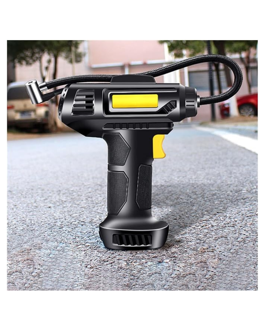 Kompresor Dixhital për Fryrje Gomash Makine 150PSI me Bateri