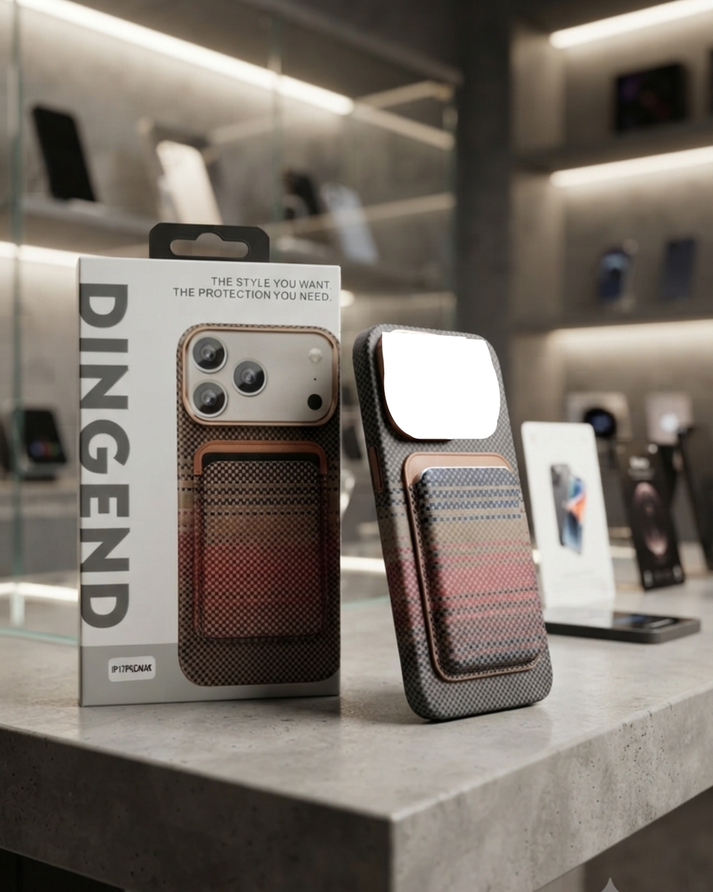 Case DINGEND MagSafe dhe Protofol Magnetic për 17 Pro MAX