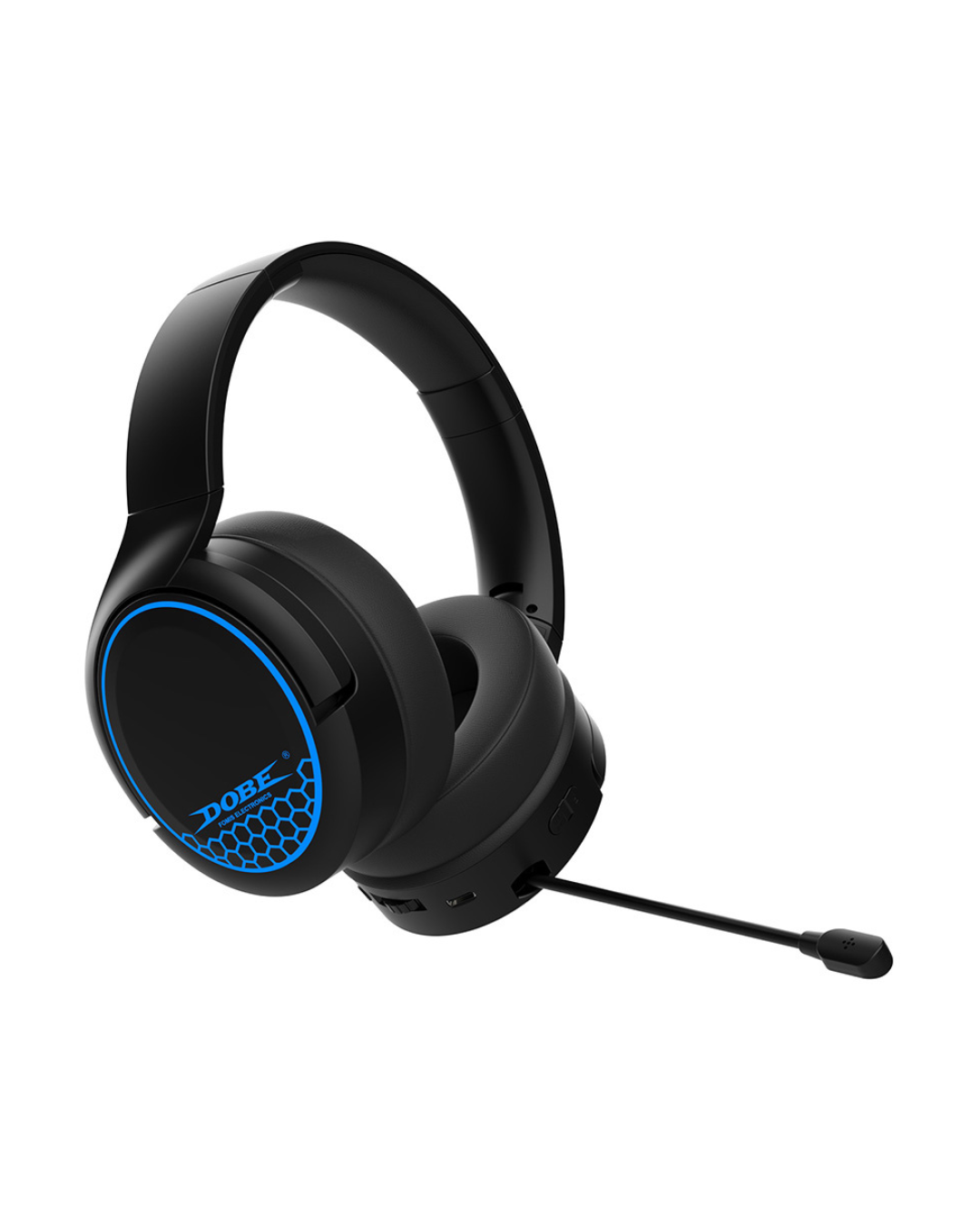 Kufje për lojëra Dobe TP5-35110 RGB me modalitet të dyfishtë 2.4G për PS5-PS4-PC-Telefon