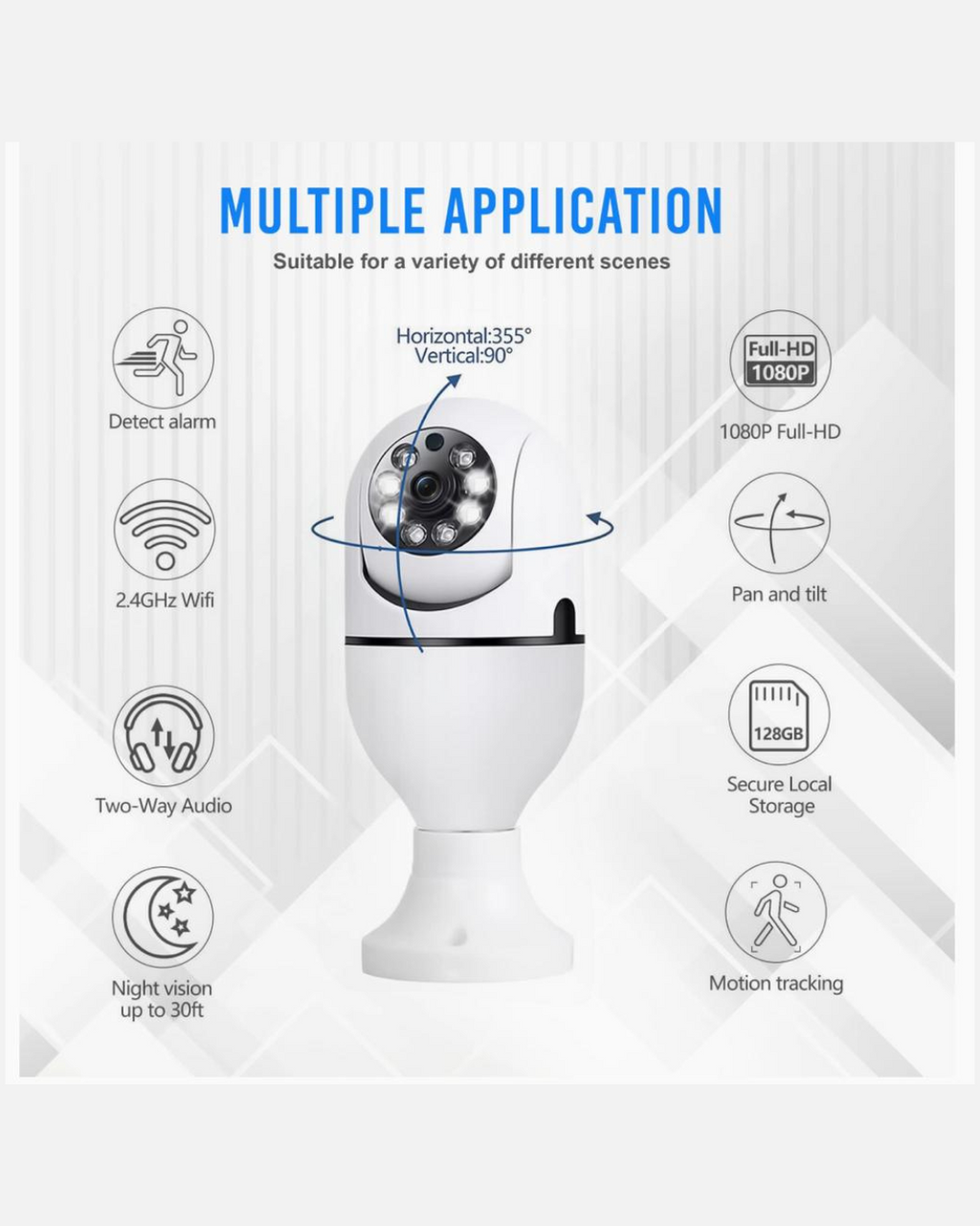 Kamera panoramike WiFi 360°