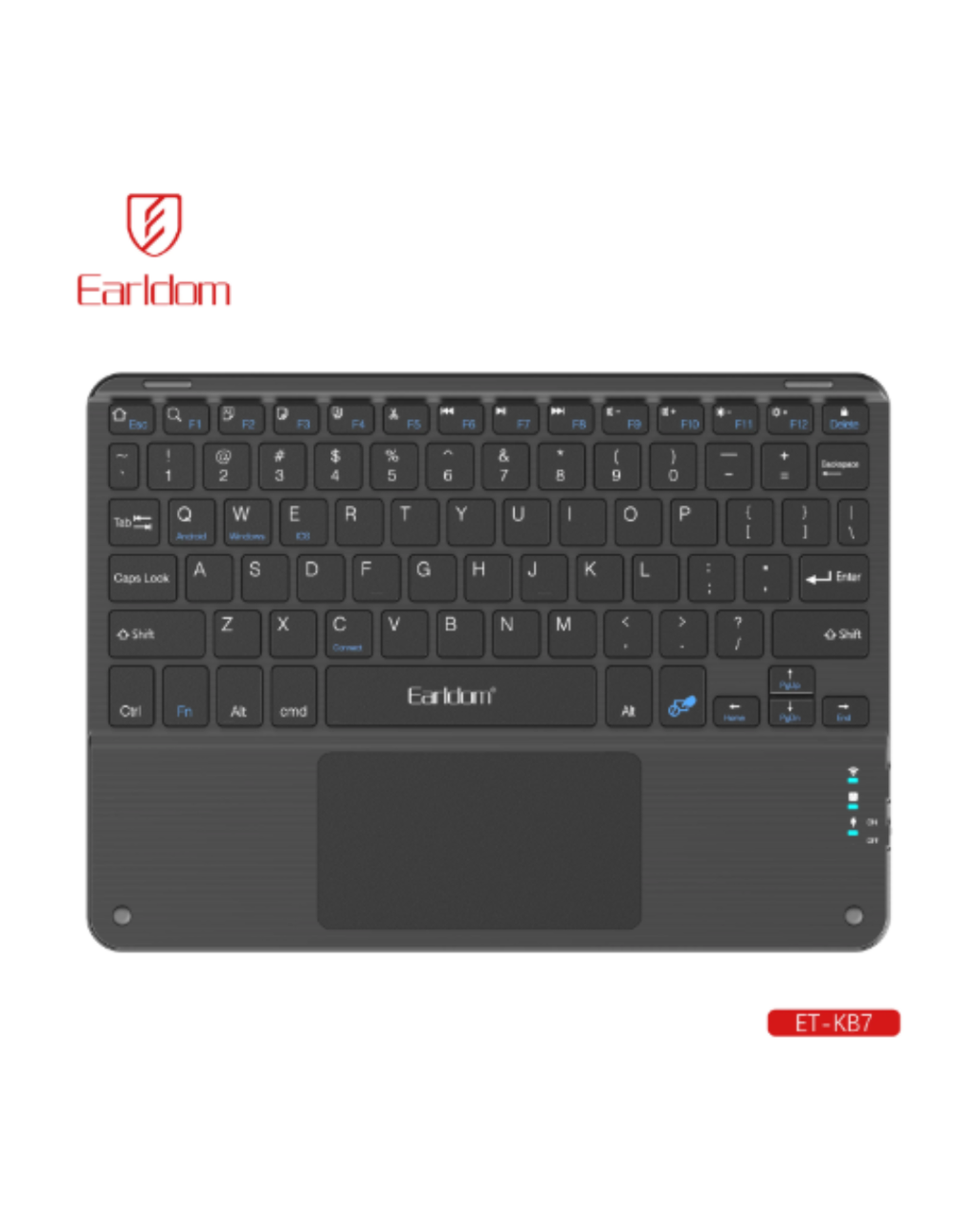 Wireless Tastierë me mouse për telefon, tablet / ipad Earldom