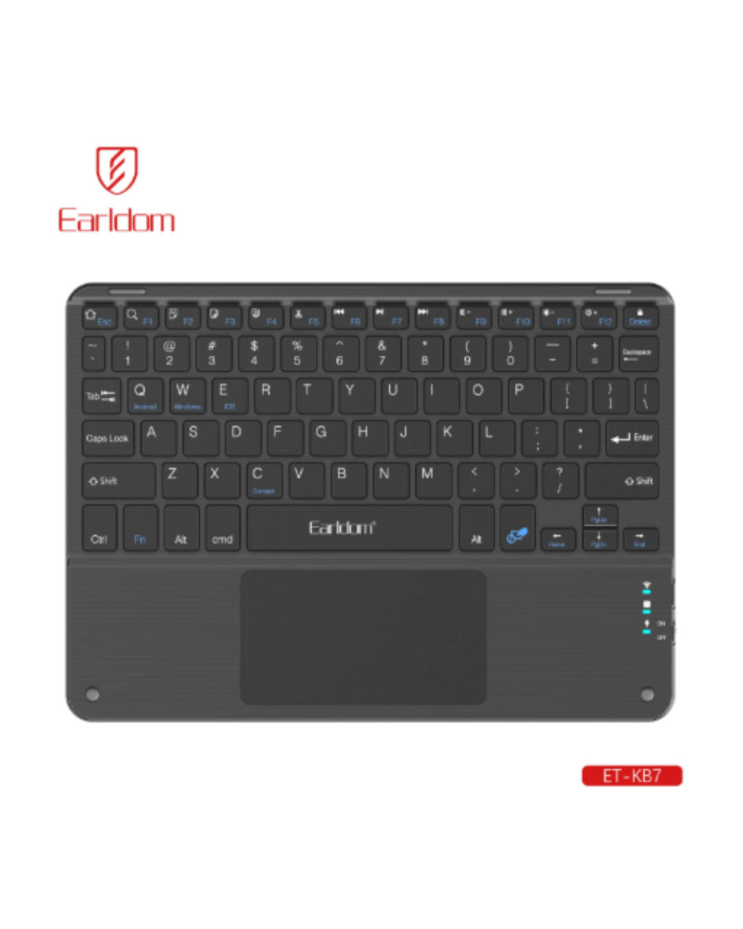 Wireless Tastierë me mouse për telefon, tablet / ipad Earldom