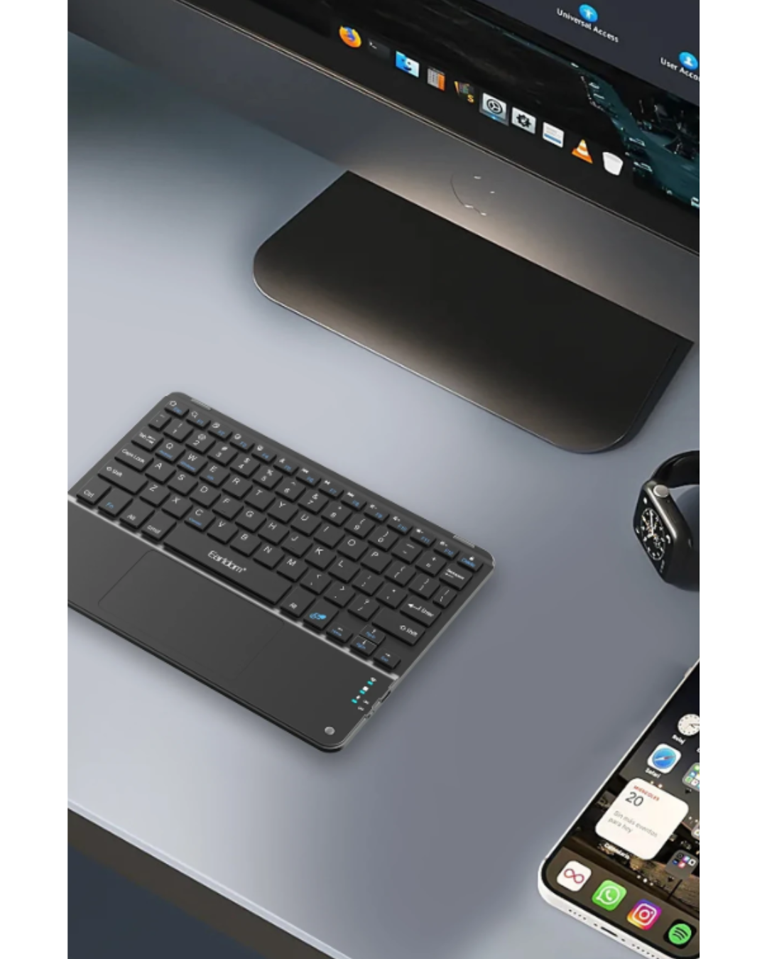 Wireless Tastierë me mouse për telefon, tablet / ipad Earldom