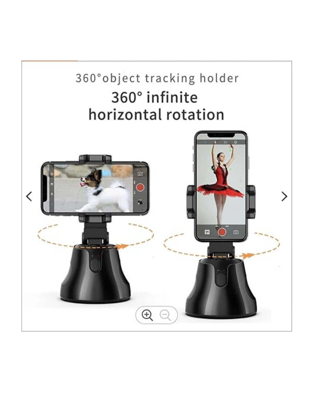 Mbajtëse Kamera Inteligjente Personale me Gjurmim Automatik Rrotullim 360°
