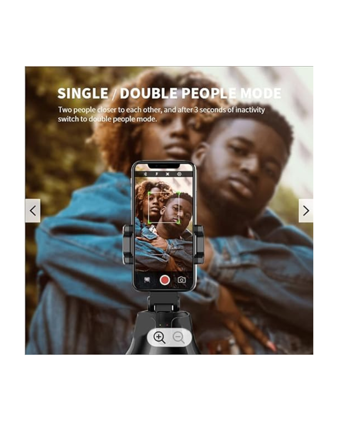 Mbajtëse Kamera Inteligjente Personale me Gjurmim Automatik Rrotullim 360°