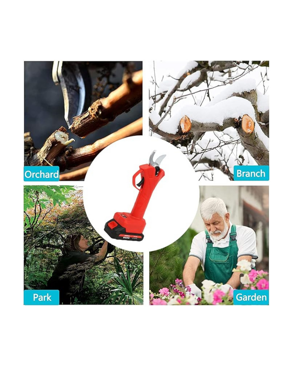 Gërshërë elektrike për krasitje, Krasitëse profesionale të degëve të pemëve pa kabllo